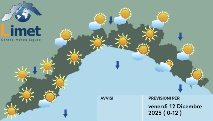 Meteo, torna a splendere il sole sulla Liguria Meteo, torna a splendere il sole sulla Liguria