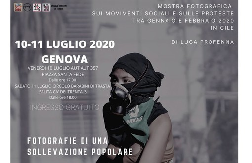“Plaza De La Dignidad-Fotografie di una sollevazione popolare”, la mostra sul Cile di Luca Profenna a Genova