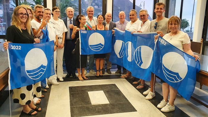 Per Moneglia record nazionale di Bandiere Blu. Ieri sera la consegna alla presenza del presidente FEE