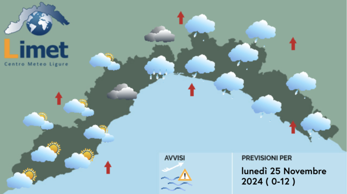 Meteo, mattinata di pioggia su tutta la Liguria. Fenomeni in attenuazione nel pomeriggio Meteo, mattinata di pioggia su tutta la Liguria. Fenomeni in attenuazione nel pomeriggio