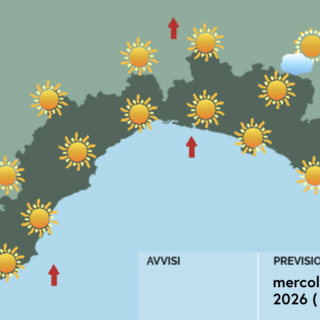 Meteo, ancora sole su tutta la Liguria