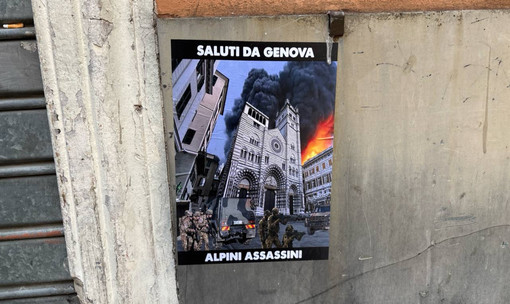 Scritte contro gli Alpini, Rixi: "Volantini vergognosi: atto inaccettabile"