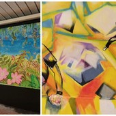 Valbisagno, due nuovi murales nel sottopasso di borgo Incrociati