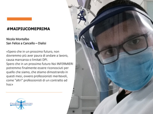 Nursing Up, al via la campagna "Mai più come prima"