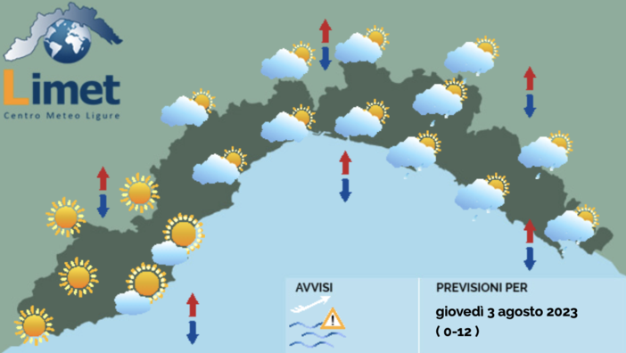 Meteo, cielo coperto e possibili piogge nel levante Meteo, cielo coperto e possibili piogge nel levante