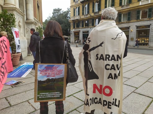 Diga Perfigli, nuova protesta contro l'opera, i manifestanti: &quot;Crediamo ancora in un passo indietro&quot; (Foto e Video)