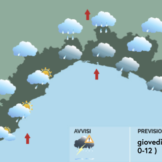 Meteo, risveglio con temporali anche intensi sul centro della regione