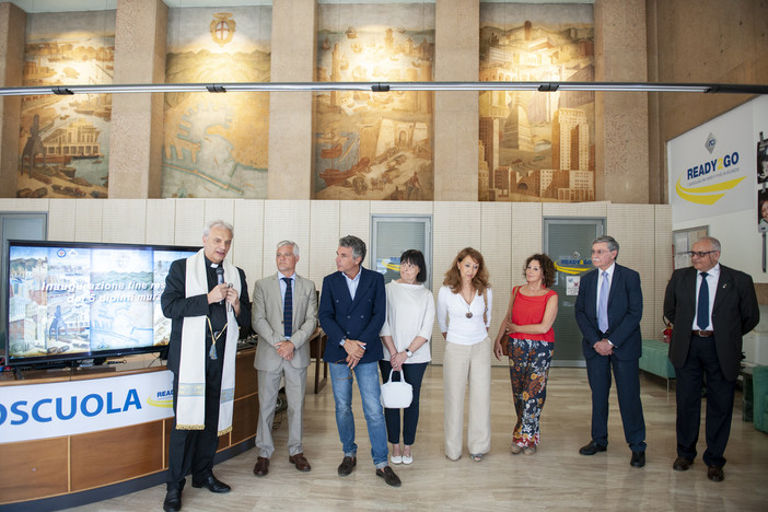 I dipinti murari della sede dell'Automobile Club di Genova tornano all'antico splendore I dipinti murari della sede dell'Automobile Club di Genova tornano all'antico splendore