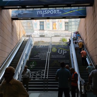 Fermata metro San Giorgio/My sport, un'altra fermata rinnovata