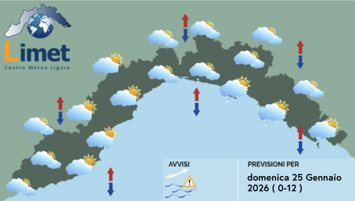 Meteo, domenica di tempo variabile: freddo, rovesci e possibili nevicate a bassa quota