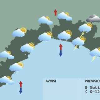 Meteo, previsti forti temporali in mattinata sul centro-levante