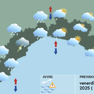 Meteo, maltempo in arrivo sulla Liguria: weekend a rischio pioggia e temporali