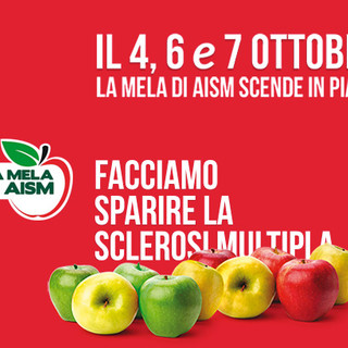 “La Mela di AISM” torna a Genova e in 5000 piazze italiane per la lotta alla sclerosi