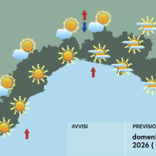 Meteo, domenica di cielo sereno su tutta la Liguria