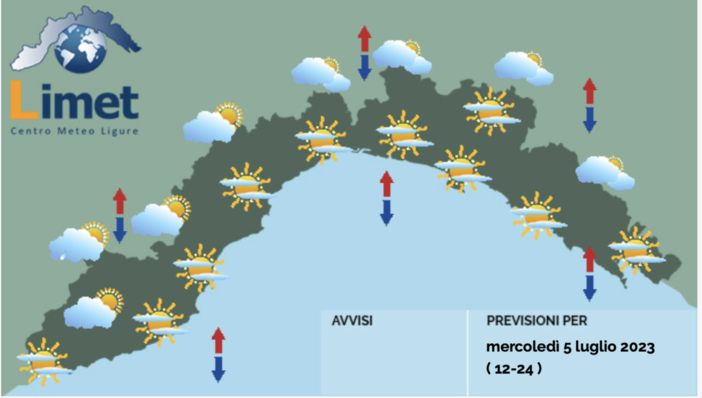 Meteo, sole sulla costa, nuvole nelle aree interne Meteo, sole sulla costa, nuvole nelle aree interne