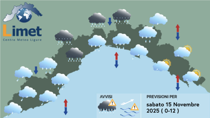 Meteo, precipitazioni intense su tutta la regione con temperature in calo