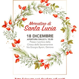 Il 18 dicembre il mercato di Santa Lucia in Albaro sostiene gli ospiti di casa Raffael