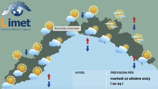 Meteo, si attenua la bolla anticiclonica: progressiva diminuzione delle temperature