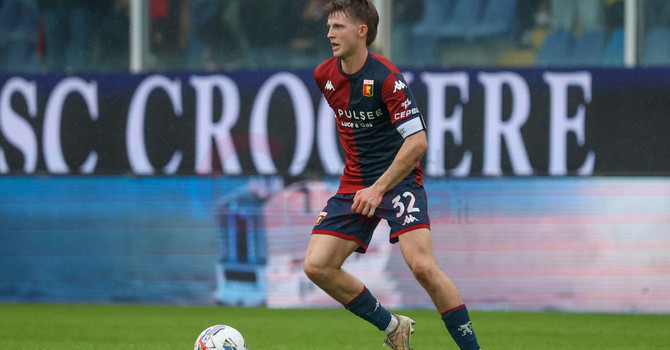 Morten Frendrup: sua l'unica occasione di marca genoana (foto Gabriele Siri) Morten Frendrup: sua l'unica occasione di marca genoana (foto Gabriele Siri)