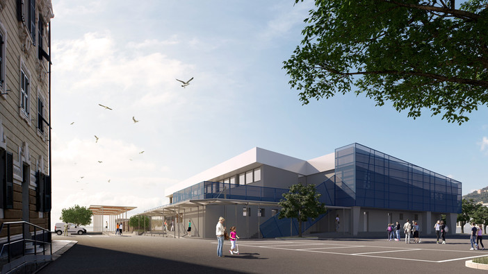 Proseguono i lavori alla piscina di Voltri e il restauro del lungomare di Pegli Proseguono i lavori alla piscina di Voltri e il restauro del lungomare di Pegli