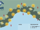 Meteo, domenica soleggiata sulla Liguria con temperature in lieve aumento