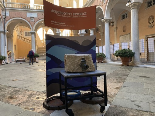 Genova, Lisbona e gli Acquedotti Storici: una mostra a palazzo Tursi dedicata all'acqua e alle opere monumentali delle due città (Foto e video)