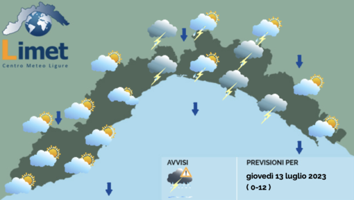 Meteo, mattinata di temporali e possibili grandinate ma nel pomeriggio torna il sole