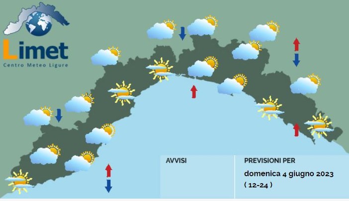 Meteo, ancora tempo variabile e a tratti instabile nelle zone interne