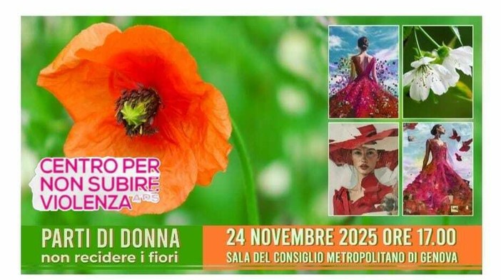 L’arte per combattere la violenza. A Genova inaugura ‘Parti di donna - Non recidere i fiori’