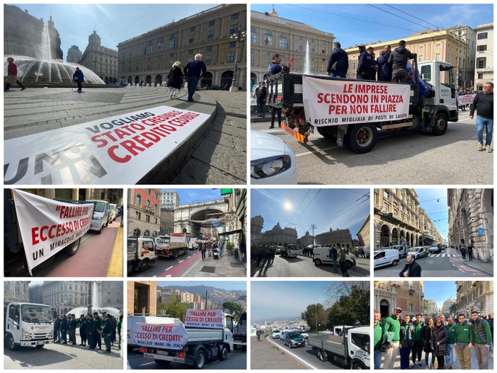 "O sbloccano i fondi o protesteremo a oltranza" gli edili in corteo paralizzano la città con 500 camion (foto e video) "O sbloccano i fondi o protesteremo a oltranza" gli edili in corteo paralizzano la città con 500 camion (foto e video)