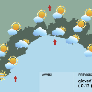 Meteo, possibili deboli precipitazioni su gran parte della Liguria già dalla mattina