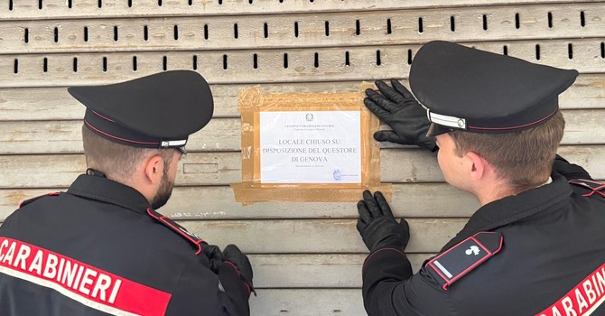 Marassi, minimarket usato come base per lo spaccio di stupefacenti: chiuso per 20 giorni