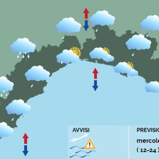 Meteo, pioggia nelle zone interne di tutta la regione