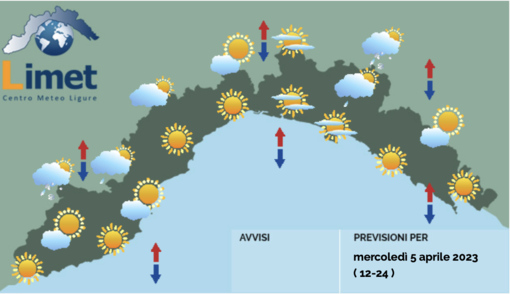 Meteo, cielo sereno al mattino e qualche nuvola nel pomeriggio sul centro levante Meteo, cielo sereno al mattino e qualche nuvola nel pomeriggio sul centro levante