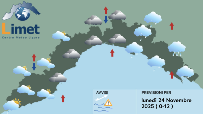 Meteo, Liguria ancora nella morsa del freddo. Possibili nevicate a bassa quota sui versanti padani Meteo, Liguria ancora nella morsa del freddo. Possibili nevicate a bassa quota sui versanti padani