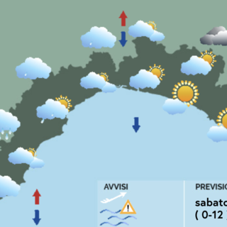 Meteo, Liguria a metà: nubi e possibili piogge a ponente, soleggiato a levante