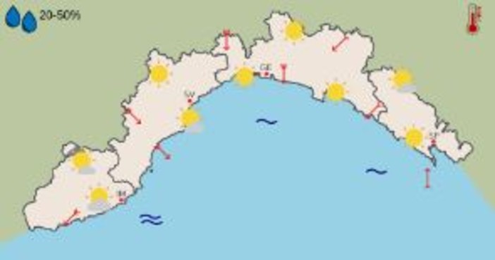 Meteo, ancora giornate soleggiate in Liguria, temperature in aumento Meteo, ancora giornate soleggiate in Liguria, temperature in aumento