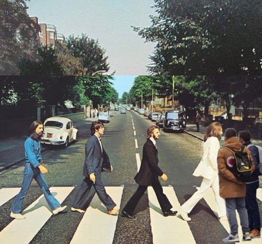 Multe a chi non si ferma sulle strisce, l'ironia corre sui social e i vigili in borghese sorvegliano i Beatles attraversare Abbey Road