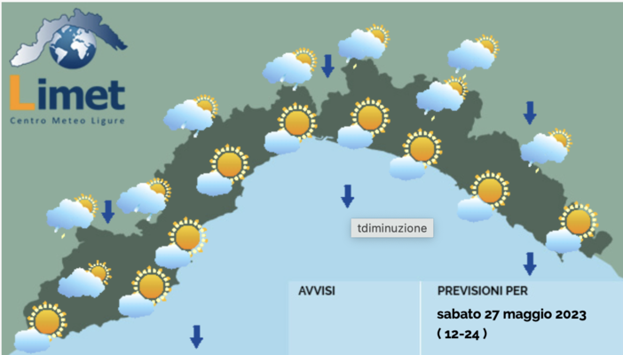 Meteo, cielo sereno al mattino, qualche temporale nelle zone interne nel pomeriggio