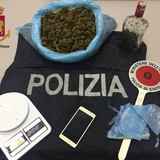 Spaccio di marijuana: 28enne in manette