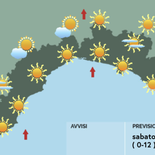 Meteo, giornata soleggiata con caldo anomalo sulla Liguria