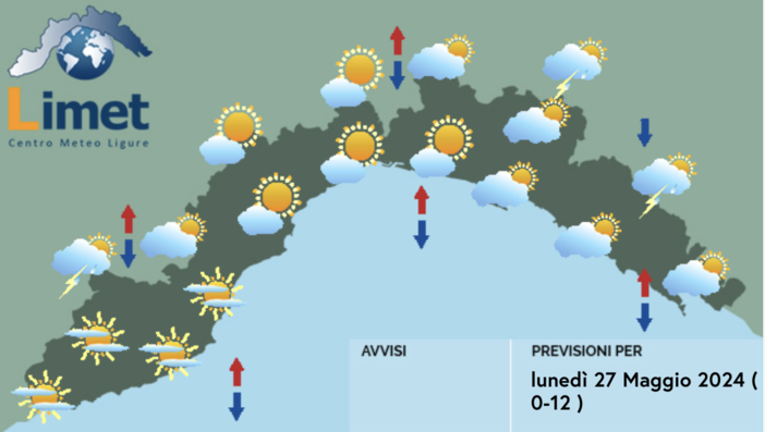 Meteo, cielo coperto alternato a schiarite. In serata possibili temporali Meteo, cielo coperto alternato a schiarite. In serata possibili temporali