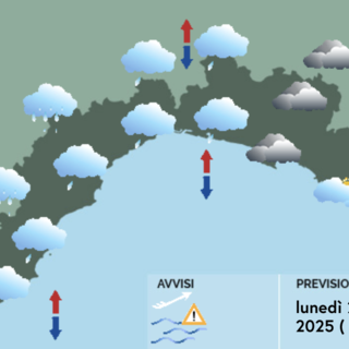 Meteo, piogge diffuse sul centro e ponente della Liguria. Possibili nevicate a bassa quota