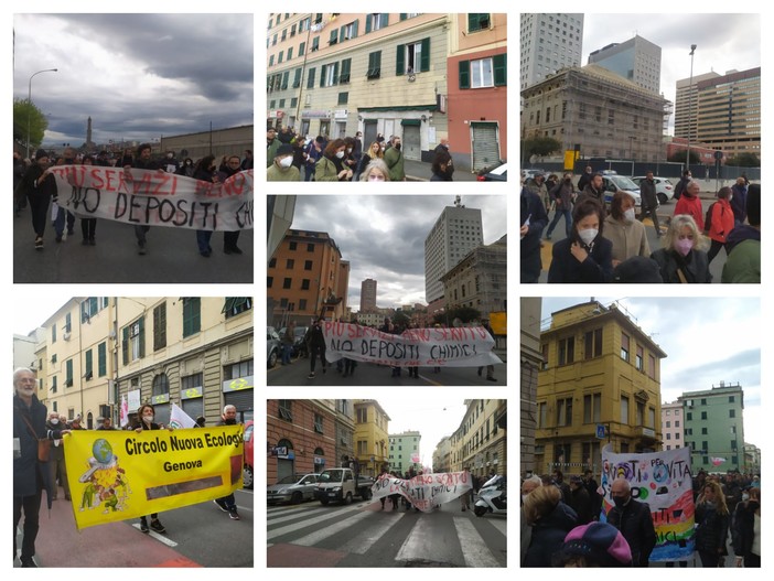 Sampierdarena, in mille contro i depositi chimici "Il rischio zero è una favola, mentono sapendo di mentire" (Foto e Video) Sampierdarena, in mille contro i depositi chimici "Il rischio zero è una favola, mentono sapendo di mentire" (Foto e Video)