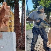Mario Nebiolo: “Ho realizzato il Monumento al Volontario. Un’emozione, da ex medico del Pronto Soccorso di Albenga”