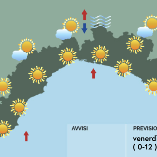 Meteo, tempo stabile e soleggiato sulla Liguria per tutto il week end