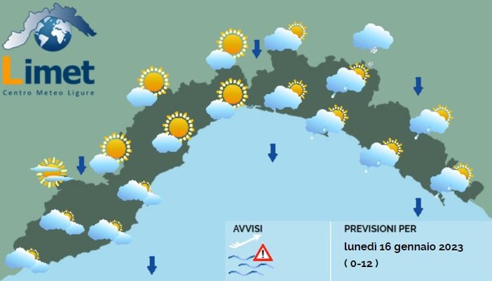Meteo: venti di burrasca e temperature in forte calo nei prossimi giorni