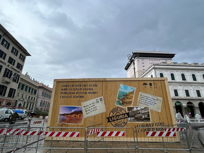 "Made in Liguria", in occasione del Salone Nautico arriva a De Ferrari l'installazione 'vetrina' delle eccellenze regionali