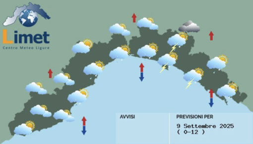 Meteo, previsti forti temporali in mattinata sul centro-levante