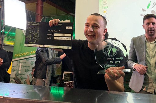 Il genovese Michael Moreni vince la 4a edizione dell’Hospitality Lab Flair Competition Il genovese Michael Moreni vince la 4a edizione dell’Hospitality Lab Flair Competition